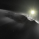 Artist’s impression of ‘Oumuamua.